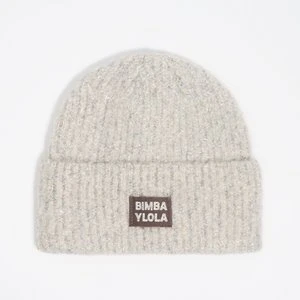 Czapka dzianina lureks kość słoniowa BIMBA Y LOLA