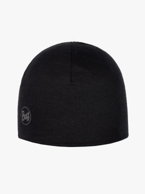 Czapka dziecięca Buff Lightweight Merino Wool Reversible Hat - black