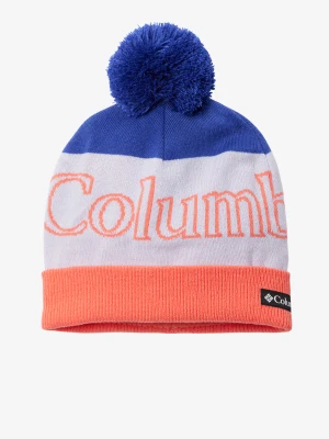 Czapka dziecięca Columbia Youth Polar Powder Beanie - clematis blue/snowdrift/coral