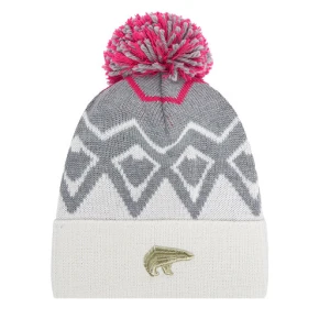 Czapka Eisbär Ziggy Pompon 30911 100 Biały