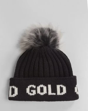 Czapka Zimowa Wełniana Goldbergh Hodd Czarna