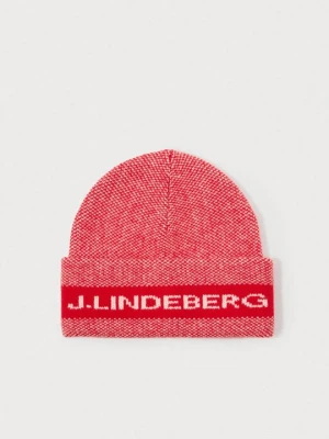Czapka J.Lindeberg czerwony