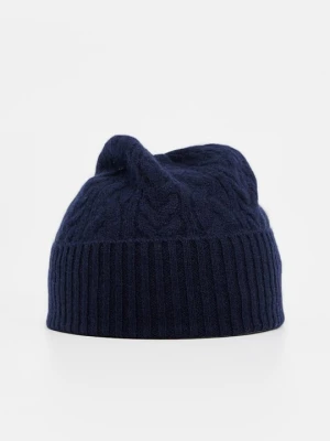 Czapka Just Cashmere granatowy