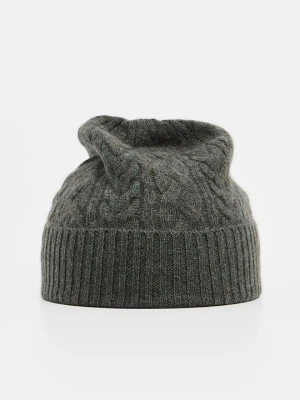 Czapka Just Cashmere khaki
