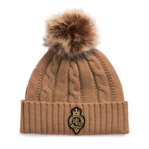 Czapka LAUREN RALPH LAUREN 454P04455002 Beżowy