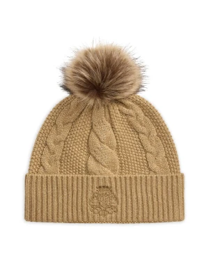 Czapka LAUREN RALPH LAUREN 454P23548001 Brązowy jasny