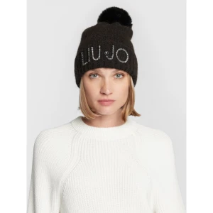Czapka Liu Jo Ponpon Logo 2F2002 M0300 Czarny