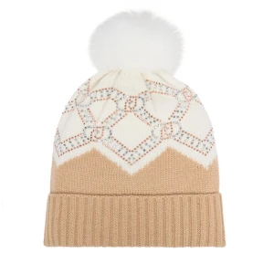 Czapka Liu Jo TF4297 MS55L Beżowy