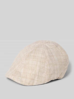 Czapka lniana z tkanym wzorem Müller Headwear