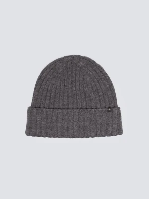 Czapka męska zimowa z dodatkiem wełny szara Haman 902 BIG STAR