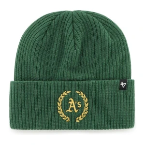 Zdjęcie produktu Czapka MLB Oakland Athletics Sky High Cuff Knit 47 Brand Zielony