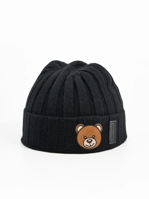 Czapka MOSCHINO czarny
