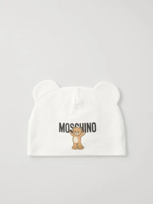Czapka MOSCHINO mleczny