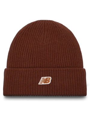 Czapka New Balance Winter Watchman Beanie Patch V3.0 LAH53008ROK Brązowy