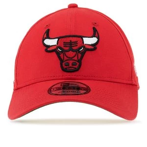 Czapka New Era 9Forty Chicago Bulls Team Side Patch Red Adjustable 60298790 - czerwona