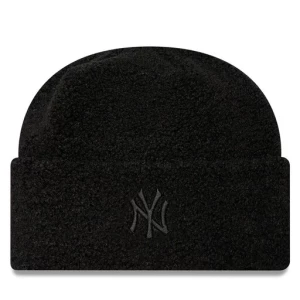 Czapka New Era Borg New York Yankees Cuff Knit Beanie 60580757 Czarny