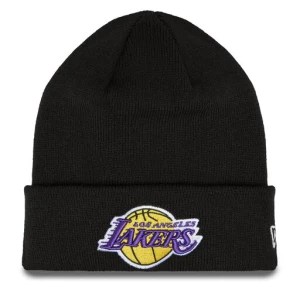 Czapka New Era Essential Cuff Beanie Los Angeles Lakers Hat 60348856 Czarny