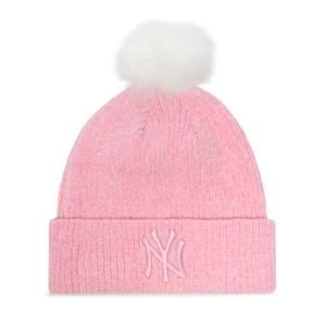 Czapka New Era New York Yankees Chenille Beanie 60284837 Różowy