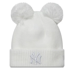 Czapka New Era New York Yankees Double Pom Knit Beanie 60580774 Biały