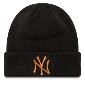 Czapka New Era New York Yankees League Essential Cuff Knit Beanie 60580722 Czarny