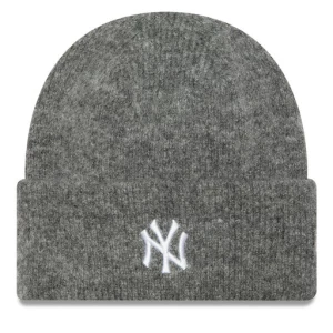 Czapka New Era New York Yankees Wide Cuff Knit Beanie 60580753 Szary