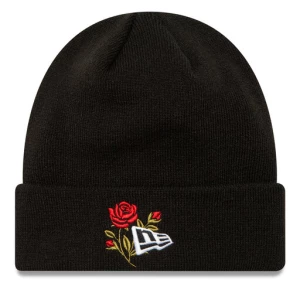 Czapka New Era Rose Icon Cuff Knit Beanie 60580728 Czarny