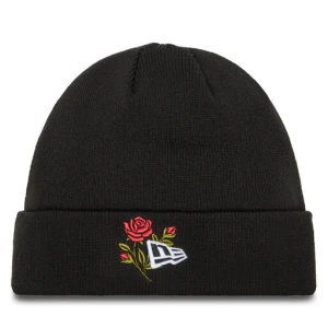 Czapka New Era Rose Icon Cuff Knit Beanie 60580728 Czarny