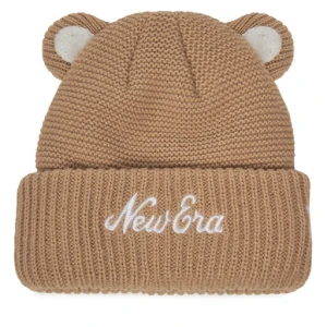 Czapka New Era Teddy Bear Ears Cuff Knit Beanie 60580794 Brązowy