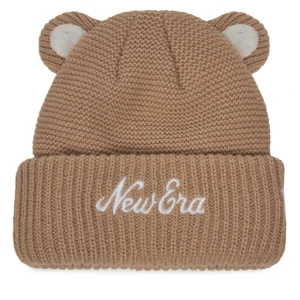 Czapka New Era Teddy Bear Ears Cuff Knit Beanie 60580864 Brązowy