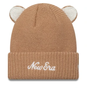 Czapka New Era Teddy Bear Ears Cuff Knit Beanie 60580864 Brązowy