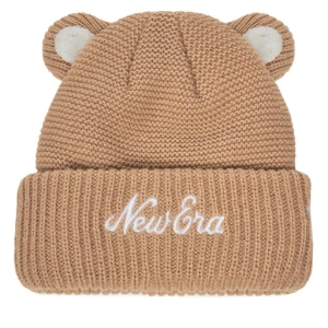 Czapka New Era Teddy Bear Ears Cuff Knit Beanie 60580864 Brązowy