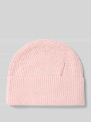 Czapka o kroju regular fit z dodatkiem wełny z efektem dzianiny Christian Berg Woman