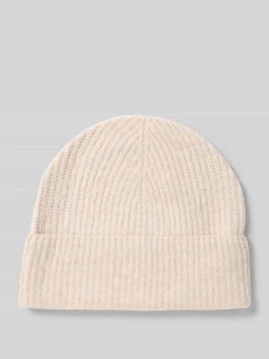 Czapka o kroju regular fit z dodatkiem wełny z efektem dzianiny Christian Berg Woman