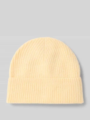 Czapka o kroju regular fit z dodatkiem wełny z efektem dzianiny Christian Berg Woman