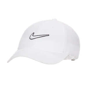 Czapka o nieusztywnianej konstrukcji Swoosh Nike Club - Biel