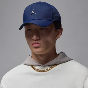 Czapka o wzmocnionej konstrukcji z metalowym logo Jumpman Jordan Rise - Niebieski