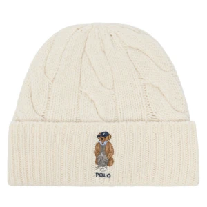 Czapka Polo Ralph Lauren 455981433001 Écru