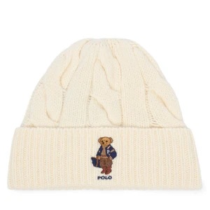 Czapka Polo Ralph Lauren 455P18118003 Kremowy