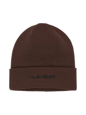 Czapka Quiksilver ciemnobrązowy melanż