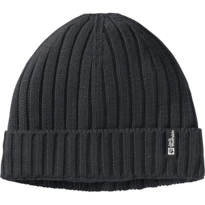 Czapka Rib Knit Beanie Jack Wolfskin Czarny