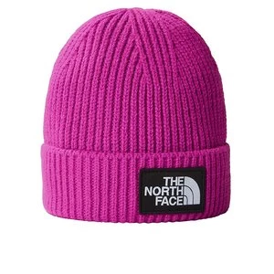 Czapka The North Face Logo Box Beanie 0A3FJX1I71 - różowa