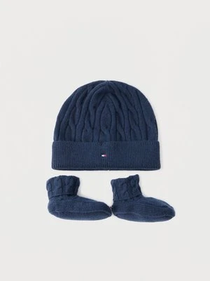 Czapka Tommy Hilfiger granatowy