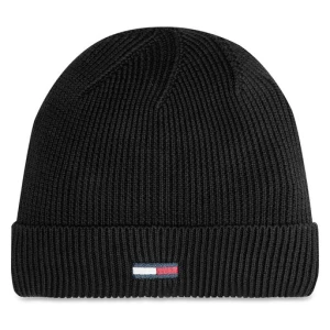 Czapka Tommy Hilfiger Elongated Flag AW0AW16777 Czarny