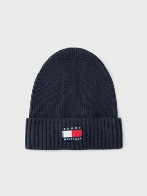 Czapka Tommy Hilfiger granatowy