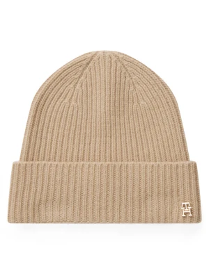 Czapka Tommy Hilfiger Th Cashmere AW0AW17772 Beżowy
