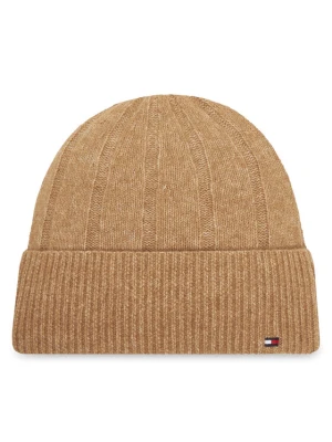 Czapka Tommy Hilfiger Th Flag Fluffy AW0AW17779 Beżowy