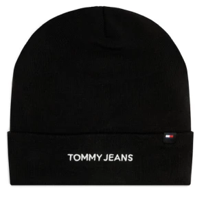 Czapka Tommy Jeans Linear Logo AM0AM12025 Czarny