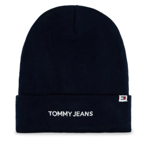 Czapka Tommy Jeans Linear Logo AM0AM12025 Granatowy