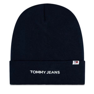 Czapka Tommy Jeans Linear Logo AW0AW15843 Granatowy