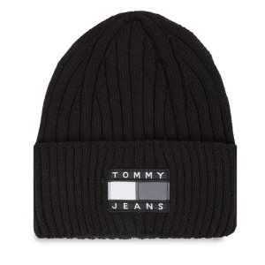 Czapka Tommy Jeans Tjm Heritage Archive Beanie AM0AM11689 Czarny